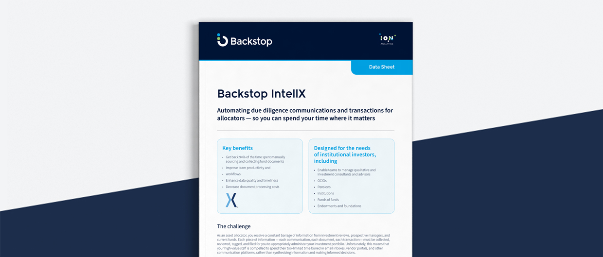IntellX Backstop Solutions