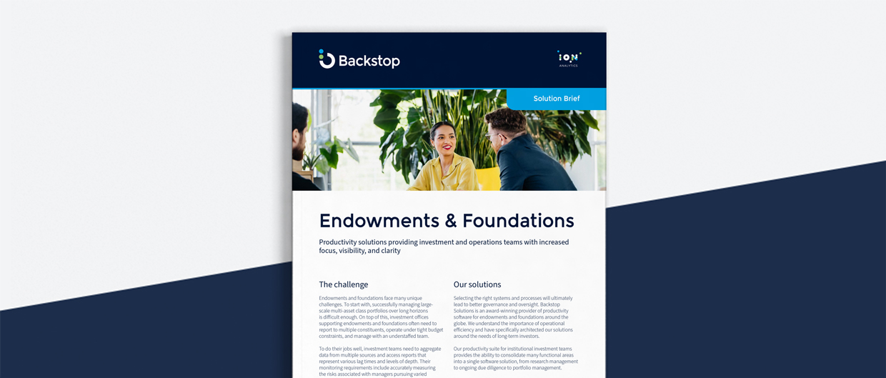 Endowments & Foundations Backstop Solutions