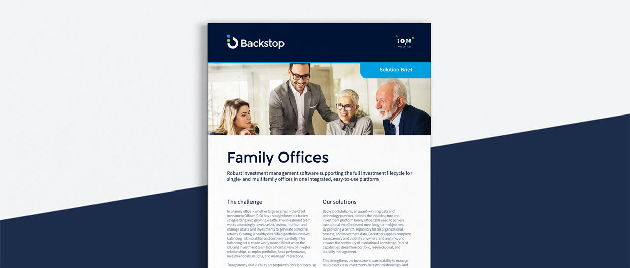 Family Offices Backstop Solutions