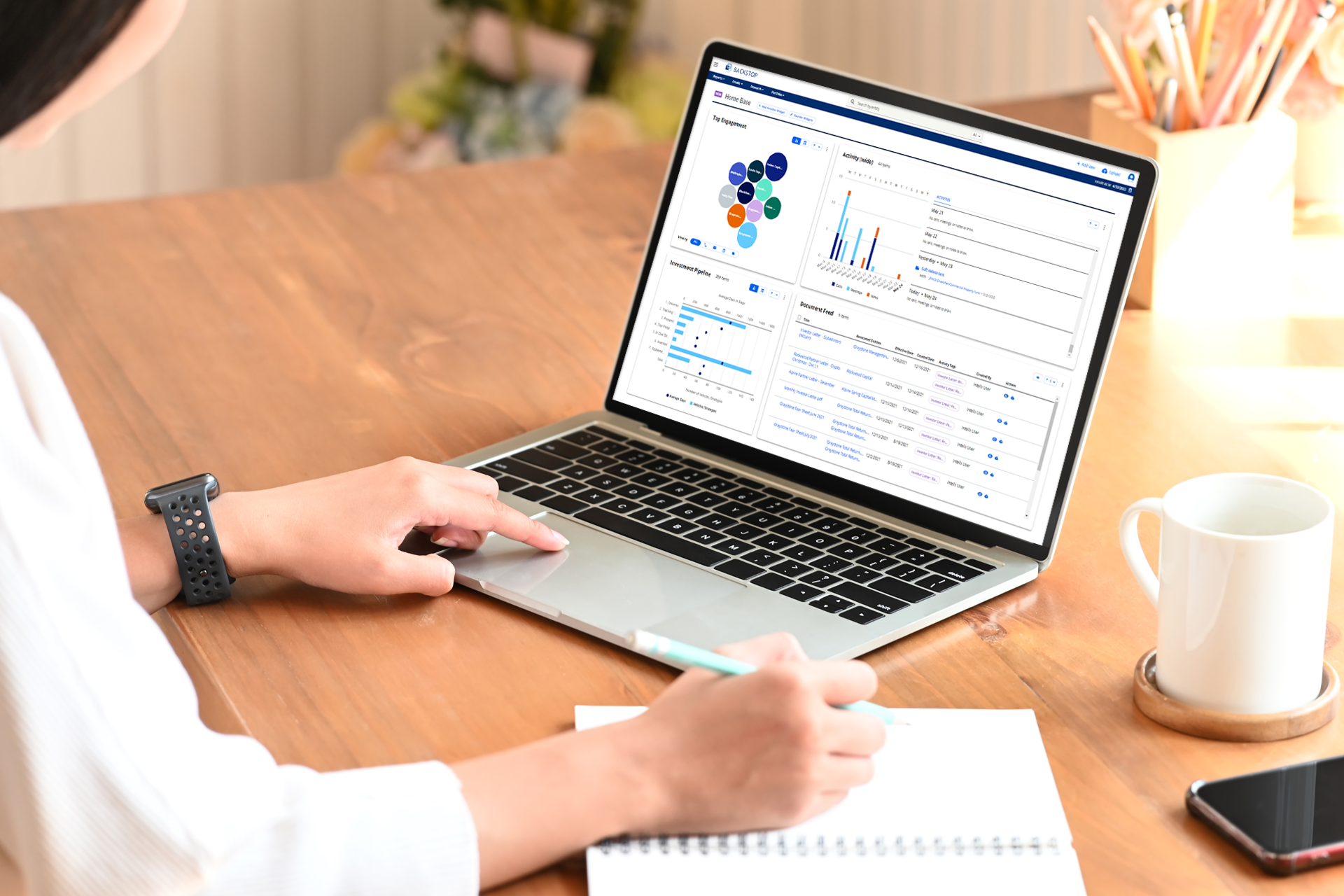 Backstop Home Base Research Management Insights at Your Fingertips